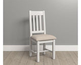 WINDSOR SLATTED DINING CHAIR (X2 PER BOX) - IVORY/OAT FABRIC