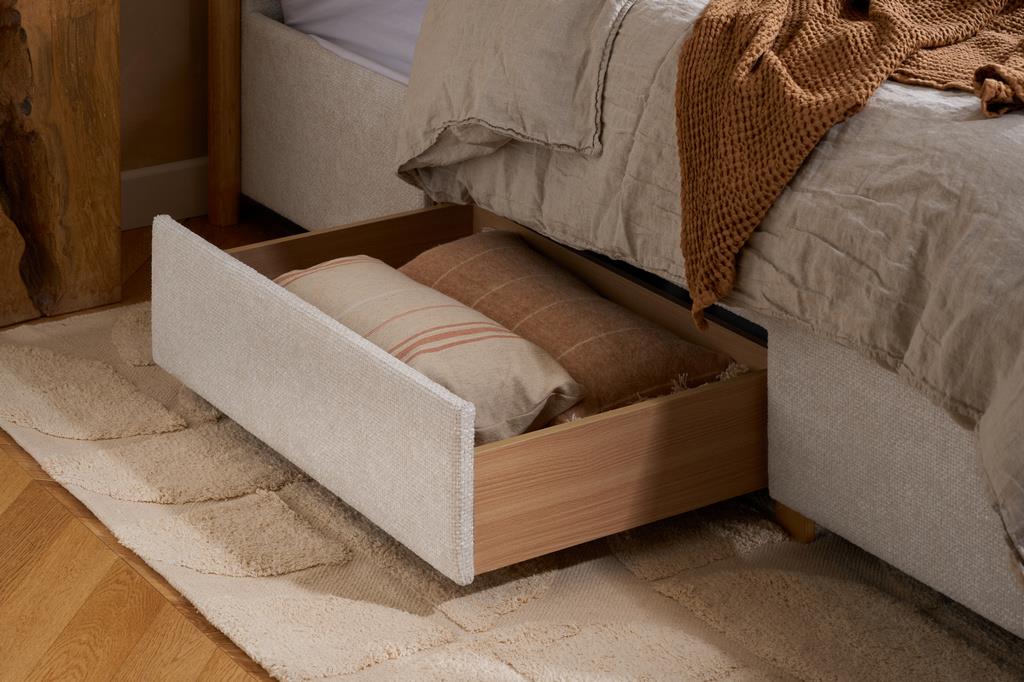 Arabella Double Bed - Grey
