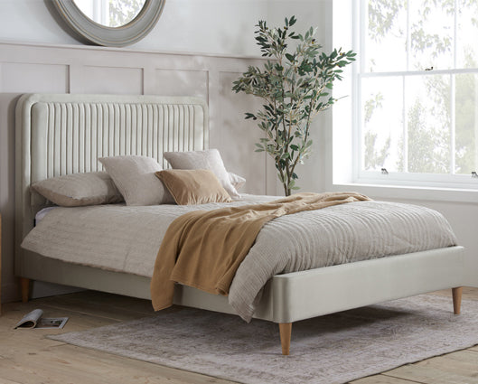 Blair King Bed - Grey