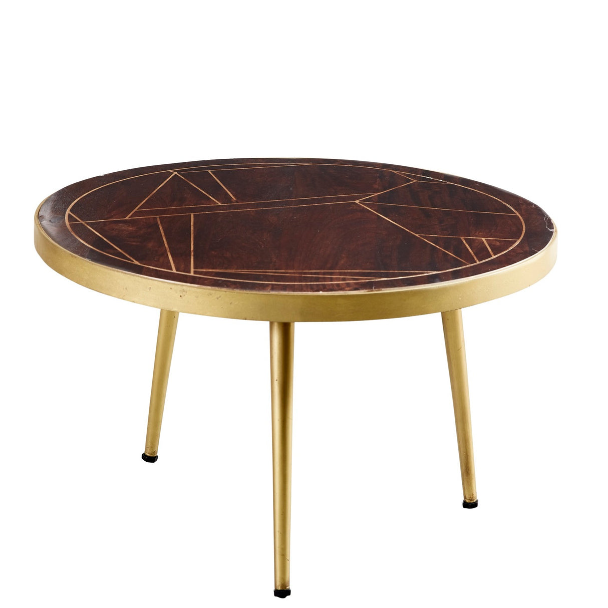 Dark Gold Round Coffee Table