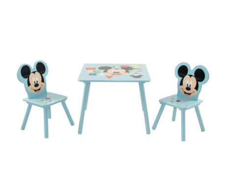 Mickey Mouse Table + 2 Chairs