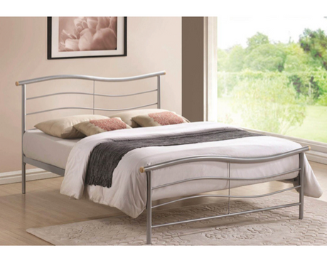 Waverley Single Bed Frame - Silver