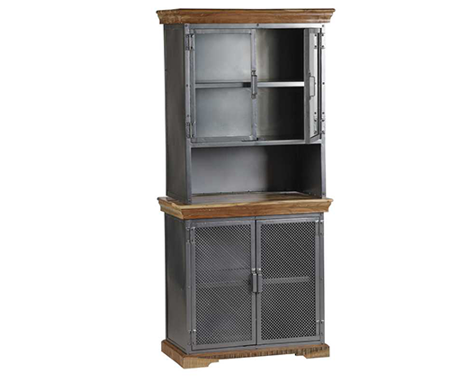 Metropolis Industrial Sideboard Hutch