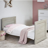 Nika Mini Cot Bed & Underdrawer - Grey Wash & White