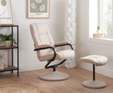 Memphis Swivel Chair & Footstool