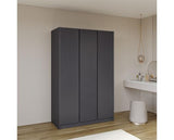 MALVERN 3 DOOR WARDROBE - GREY