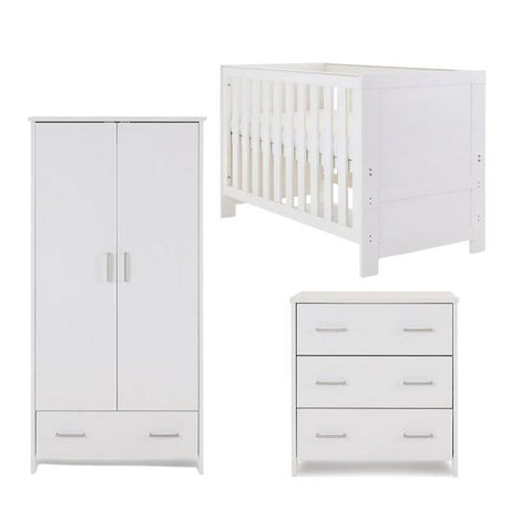 Nika Mini 3 Piece Room Set - White Wash