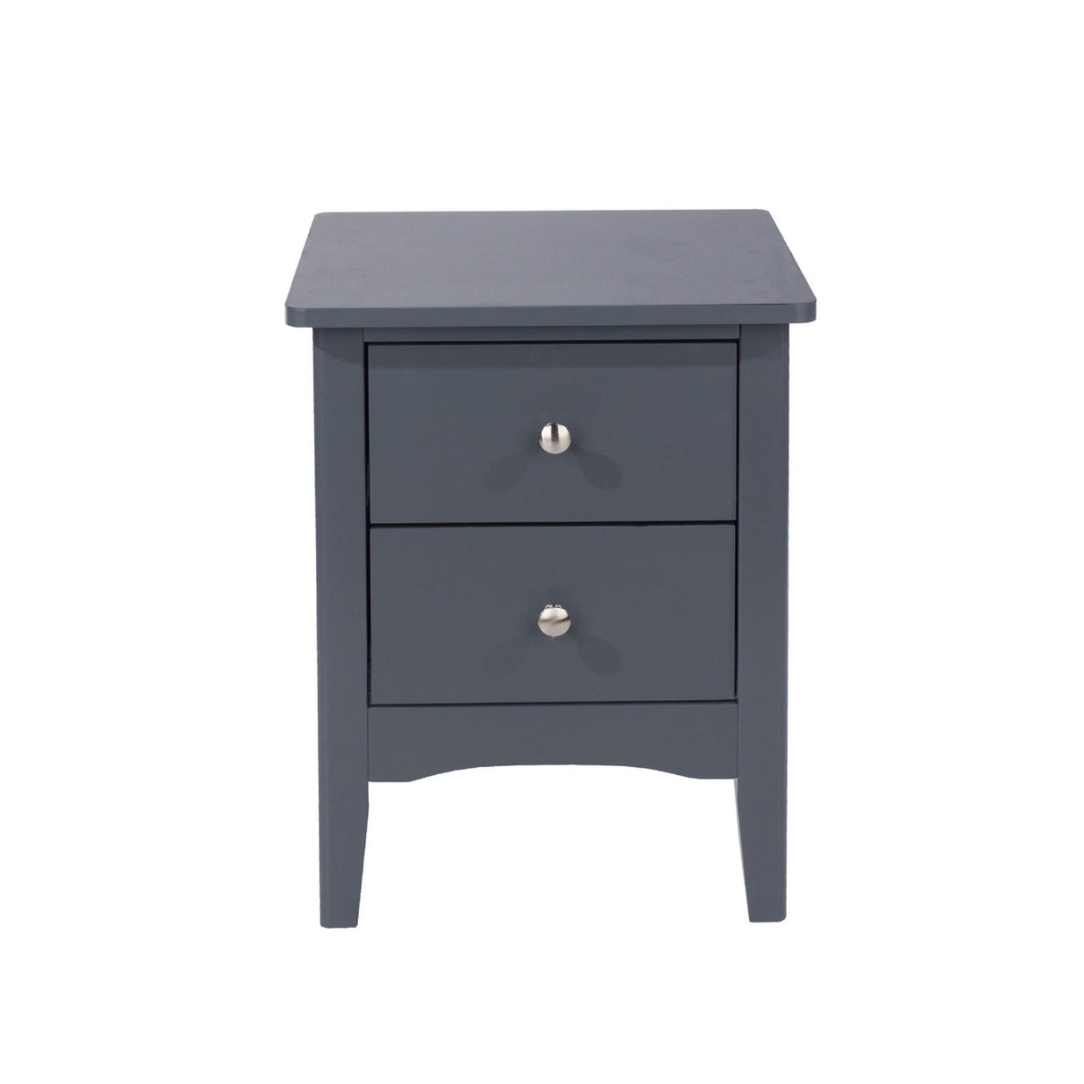 Como 2 Petite Drawer Bedside Cabinet-Midnight Blue