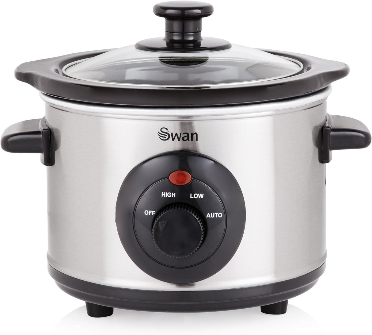 Swan 1.5L Slow Cooker Stainless Steel
