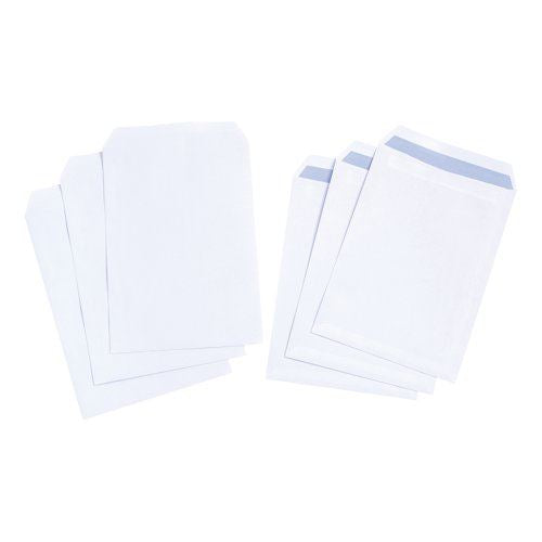 5 Star Value Envelope C4 Pocket Self Seal 90gsm White (Pack of 250)