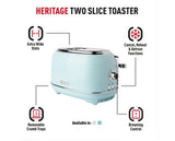Haden Heritage 2 Slice Toaster Turquoise
