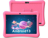 EagleSoar 10" inch Android 13 Tablet for Kids Pink