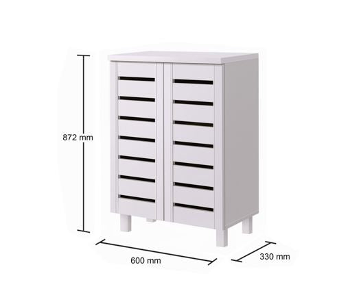 2 Door Shoe Cabinet
