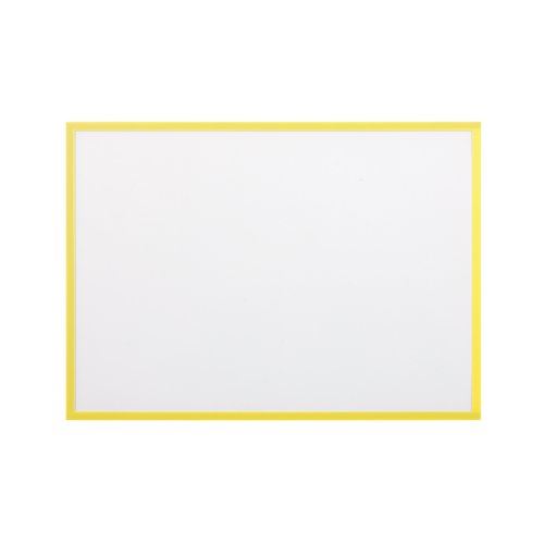 Bi-Office Adhesive Document Holder Yellow A4 (Pack of 5) FM2815