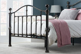 Victoria King Bed - Steel