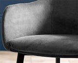 Set of 2 Lima Dining Chairs Grey