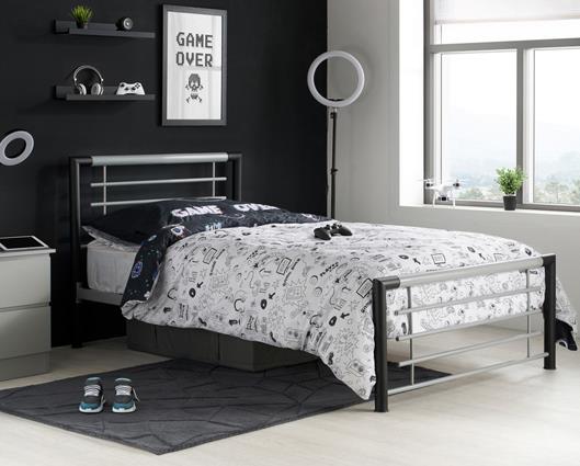 Faro Single Bed - Black