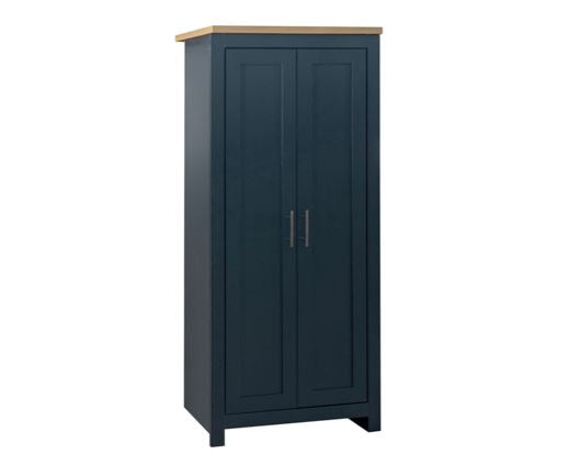 Highgate 2 Door Wardrobe-Navy