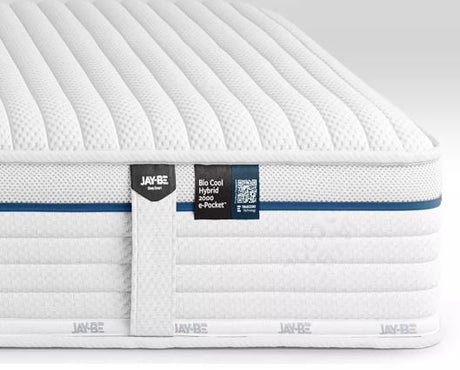 Jay-Be® Bio Cool Hybrid 2000 e-Pocket Eco-Friendly Mattress - Small Double