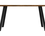 QUEBEC WAVE & AVERY DINING SET (X4 CHAIRS) - MEDIUM OAK EFFECT/GREY VELVET