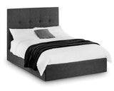 Sorrento Ottoman King Bed - Dark Grey