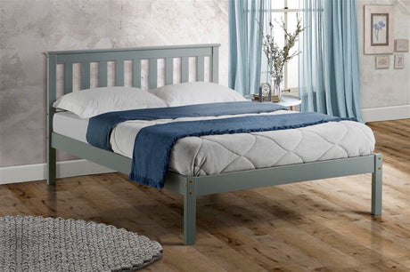 Denver Small Double Bed - Grey