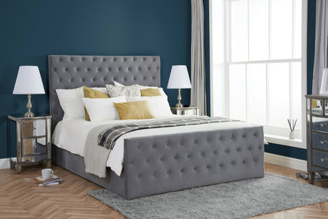 Marquis King Ottoman Bed - Grey