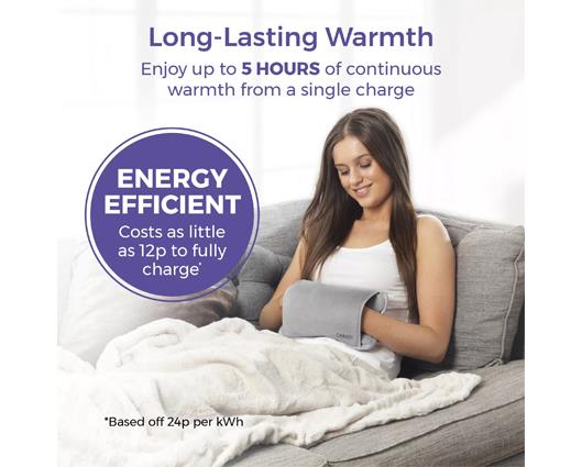 Carmen Spa Rechargeable Hot Water Bottle - Grey