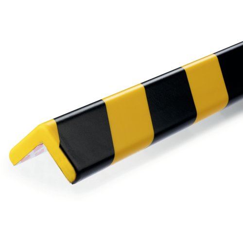 Durable Corner Protection Profile C35 Yellow&#47;Black (Pack of 5) 1102130