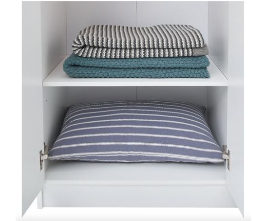 Essentials 3 Door Double Wardrobe White