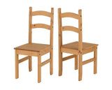 Budget Mexican Chair - Distressed Waxed Pine