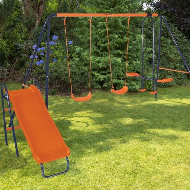Hedstrom Europa: 2 x Swing, Glider, Slide