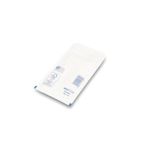 Bubble Lined Envelopes Size 1 100x165mm White (Pack of 200) XKF71447