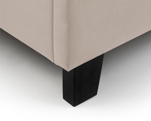 Rosa Velvet Bed in a Box Cream - Small Double