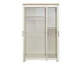 Highgate 3 Door Wardrobe-Cream