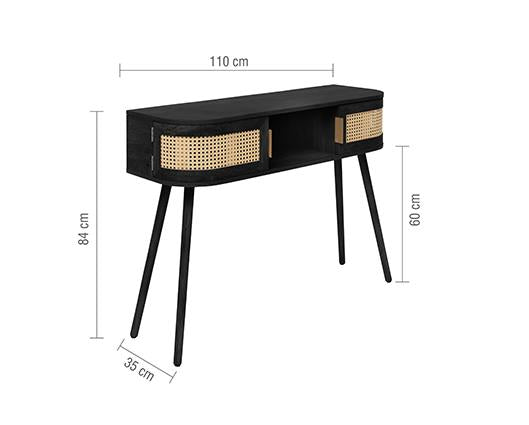 Noah Console Table - Black