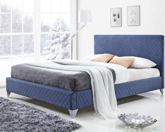 Brooklyn Double Bed Frame - Blue