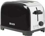 Iver 2 Slice Toaster Black