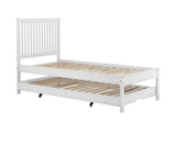 Buxton Trundle Bed - White