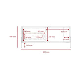 Dallas Coffee Table with 2 Doors