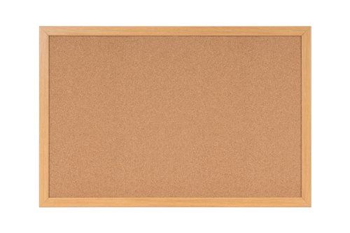 Earth Prime Cork Noticeboard 240x120cm Cork Surface Oak MDF Frame SF362001233