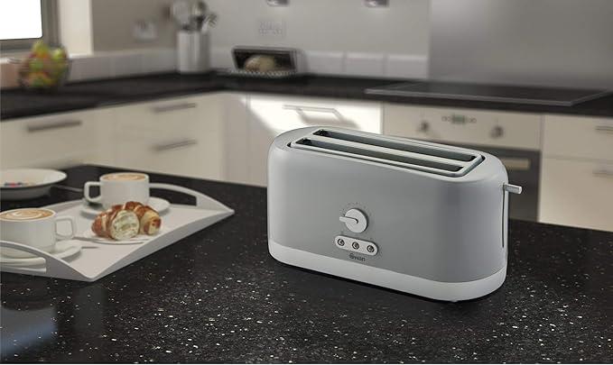4 Slice LongSlot Grey Toaster