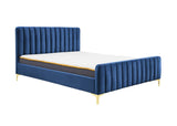 Alexander King Bed - Blue