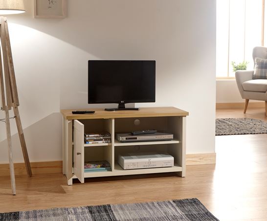 Lancaster Small TV Cabinet Cream