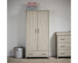 Nika Double Wardrobe - Grey Wash