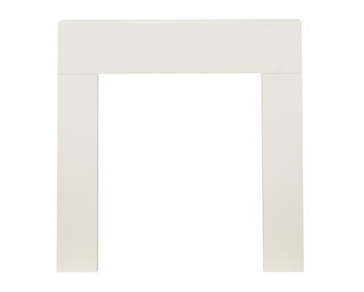 Adam Miami Mantelpiece in Pure White, 46 Inch