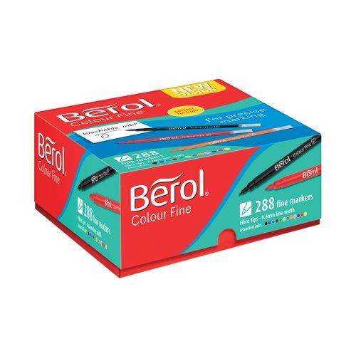 Berol Colour Fine Class Assorted (288 Pack) 2057601