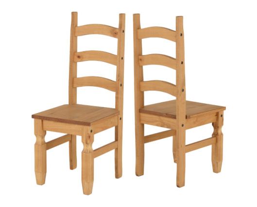 Corona Chair - Distressed Waxed Pine