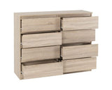 Malvern 8 Drawer Chest - Sonoma Oak Effect