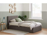 Berlin Single Ottoman Bed - Grey